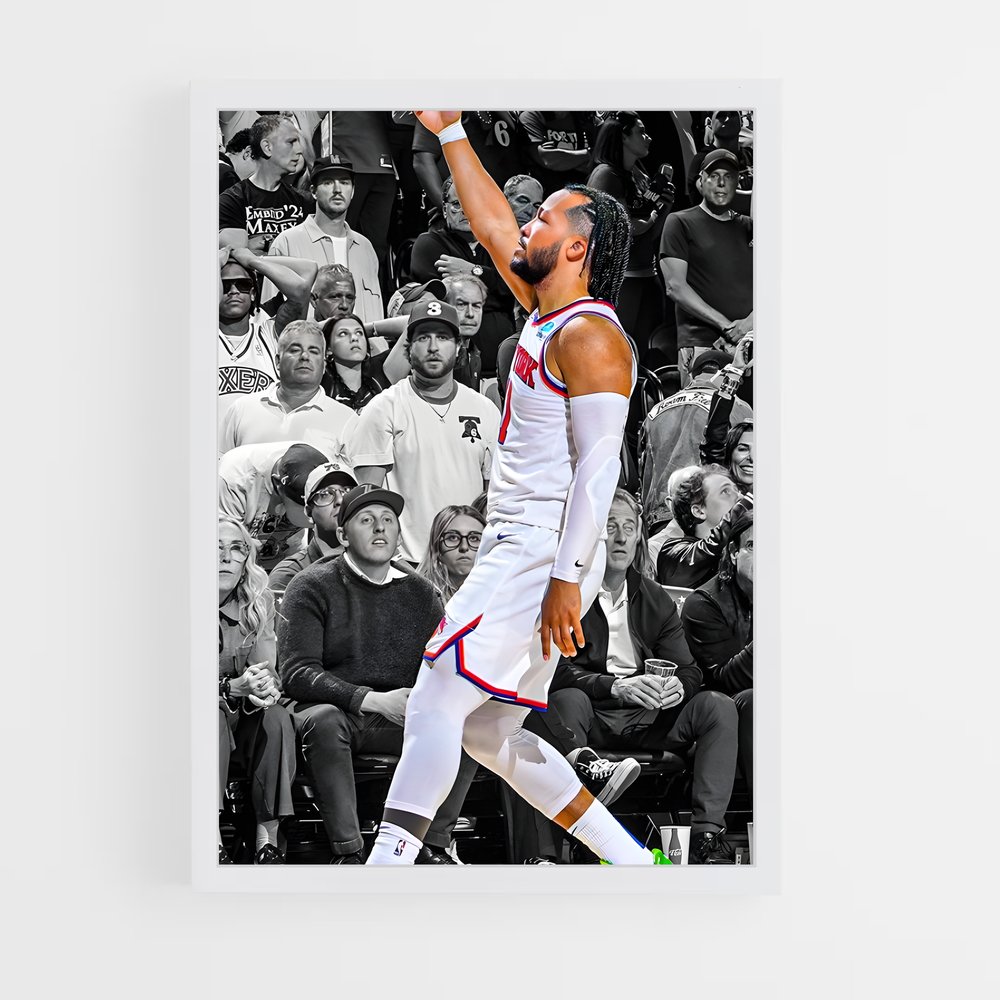 Poster Jalen brunson vertes – affiche Basketball (vue 3)